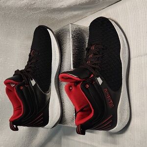 AND1 Size 12 MEN'SBLACK and Red Sneakers